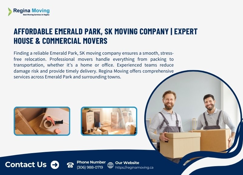 Affordable Emerald Park, SK Moving Company | Expert House & Commercial Movers