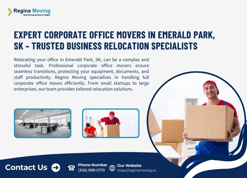 Expert Corporate Office Movers in Emerald Park, SK – Trusted Business Relocation Specialists