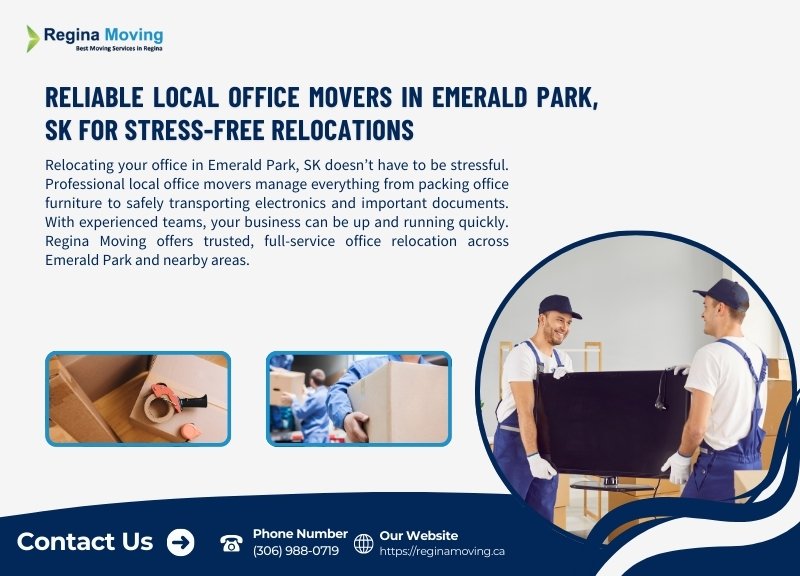 Reliable Local Office Movers in Emerald Park, SK for Stress-Free Relocations