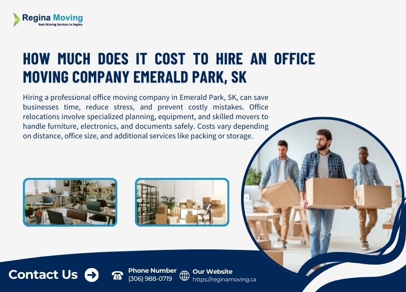 How Much Does It Cost to Hire an Office Moving Company in Emerald Park, SK