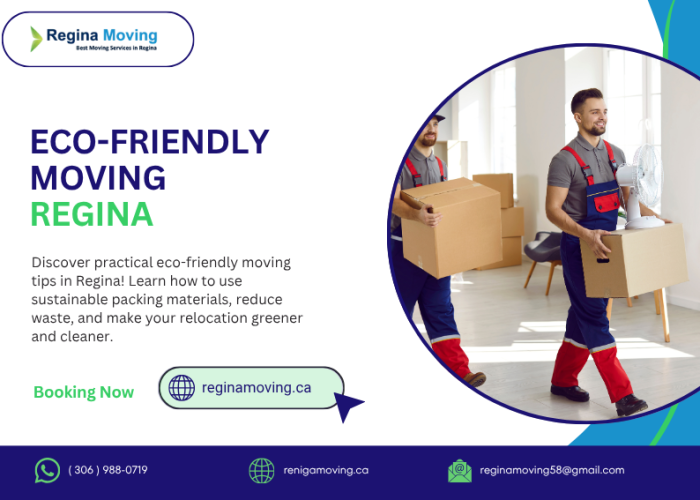 eco friendly moving in Regina