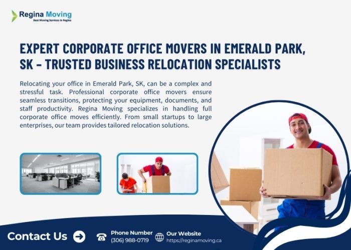 Expert Corporate Office Movers in Emerald Park, SK – Trusted Business Relocation Specialists