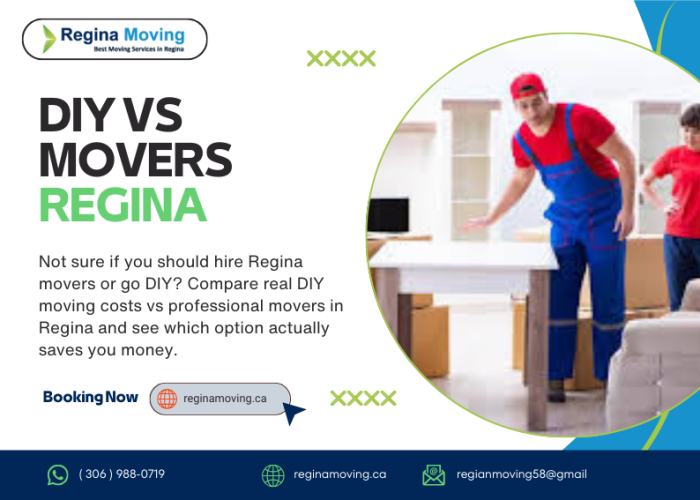 DIY moving cost in Regina