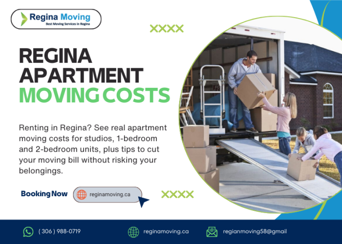 apartment moving cost in Regina