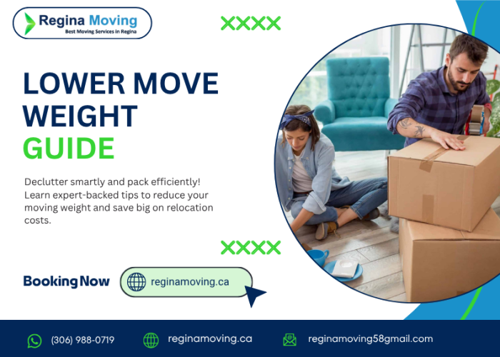 tips to reduce moving weight whitby