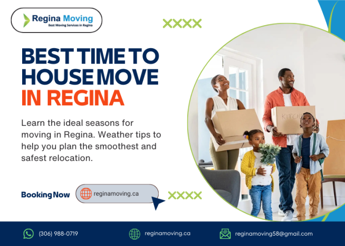 best time to move Regina