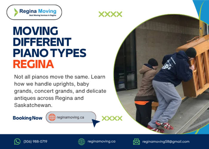 moving different piano types regina