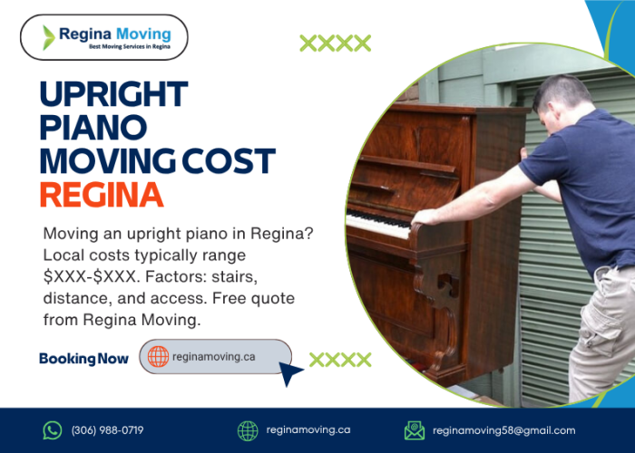upright piano moving cost Regina