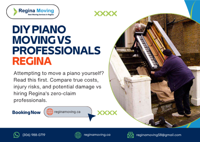 DIY piano moving vs professionals Regina