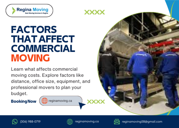 Factors That Affect Commercial Moving Costs