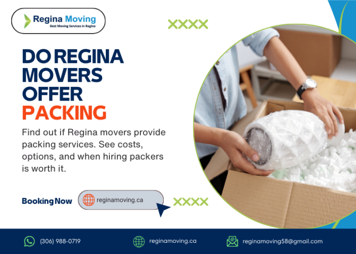 Regina packing services
